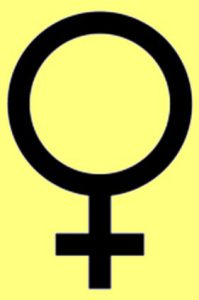 Venus  - Planeten und Weiblichkeits Symbol